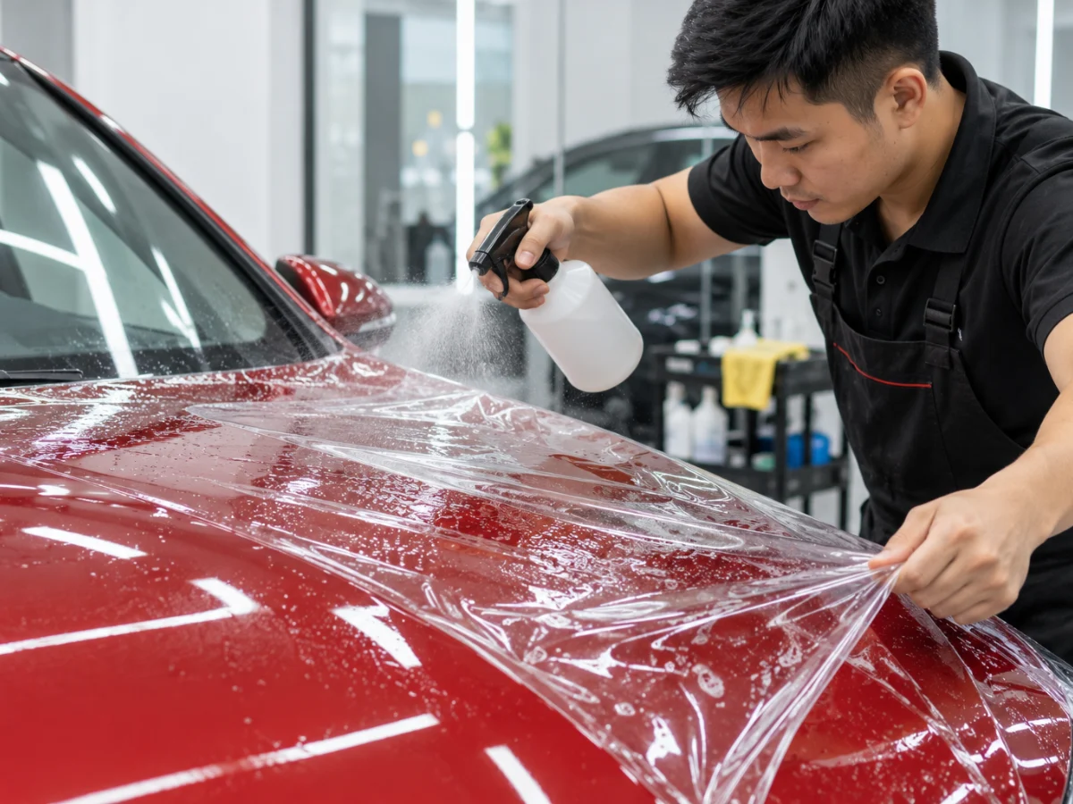 Dán PPF bảo vệ sơn đầu xe